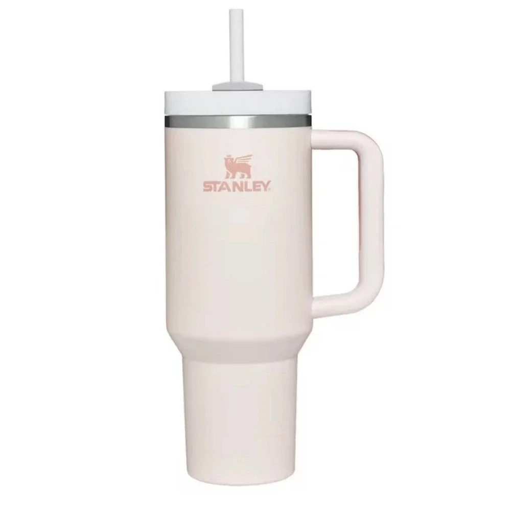Stanley Quencher H2.0 FlowState 40oz Stainless Steel Tumbler - Rose Quartz - Picture 1 of 9